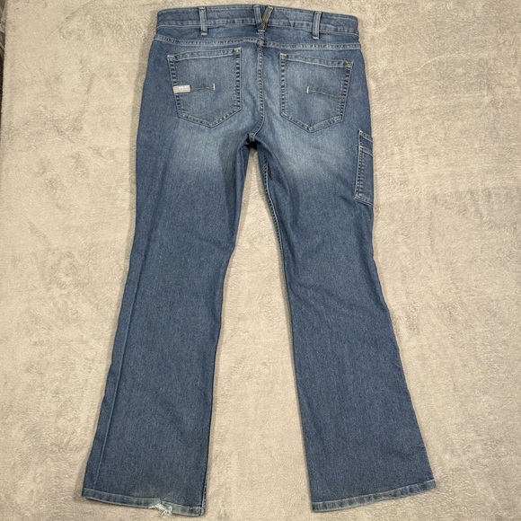 Ariat Rebar Sofia Mid Rise Bootcut Jeans Womens 33R DuraStretch Western Work Alt - Picture 2 of 16